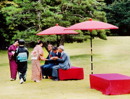 Japanese tea party