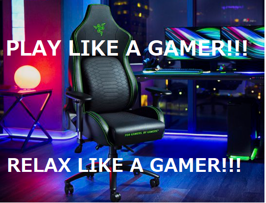 (English) Look and Feel More Like a Gamer in this Awesome Gaming Chair here at Event21!!!
