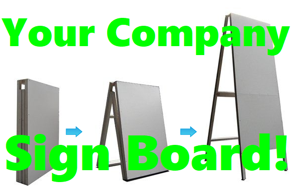 (English) These A-Shape Sign Boards are Great for Advertising or for Directions!!!